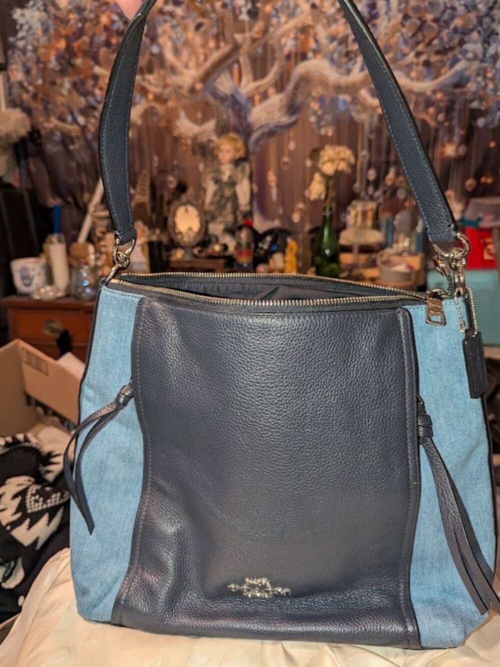 Coach Marlon Hobo DENIM